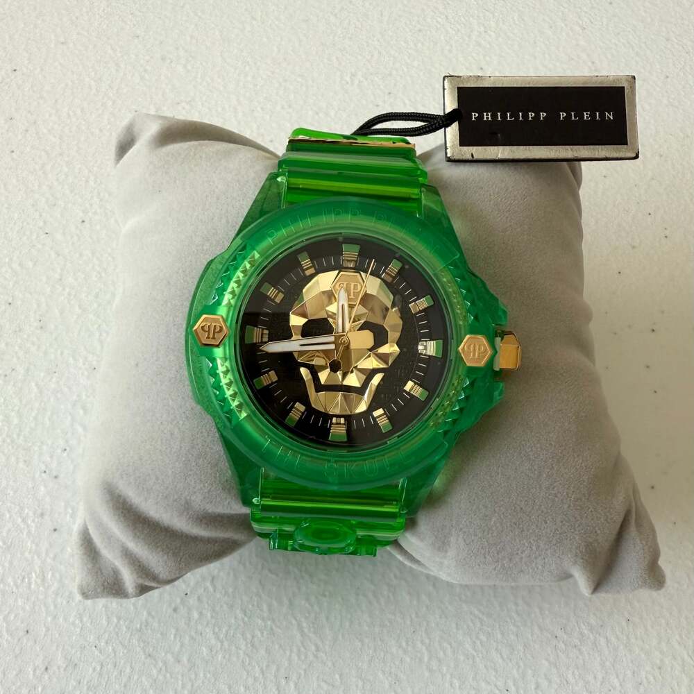 Philipp Plein The Skull Scuba Duba Edition PWWAA0924 Green Silicone unisex Watch